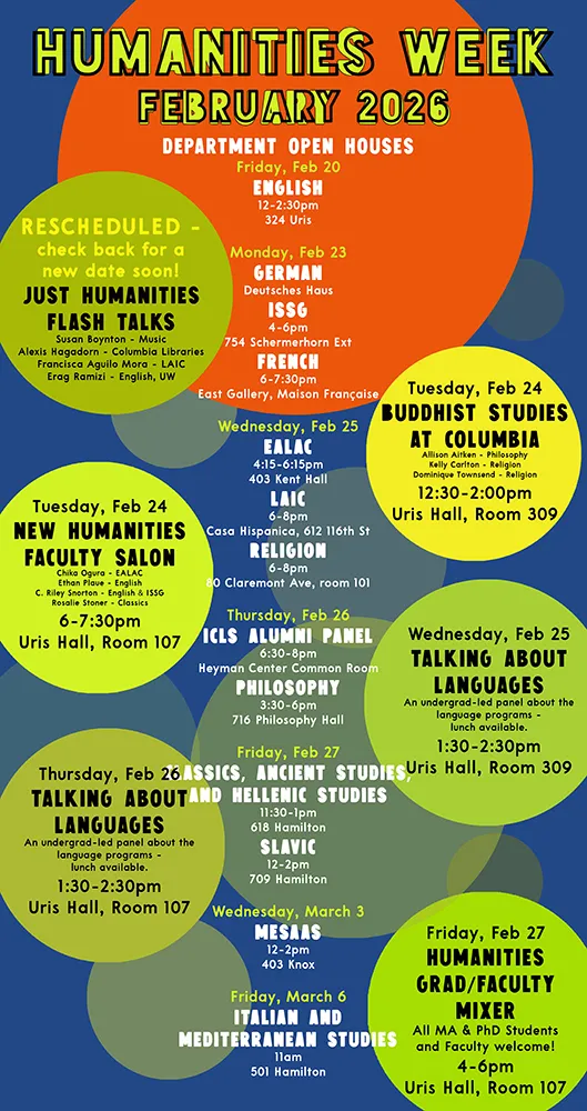 Humanities Week 2026