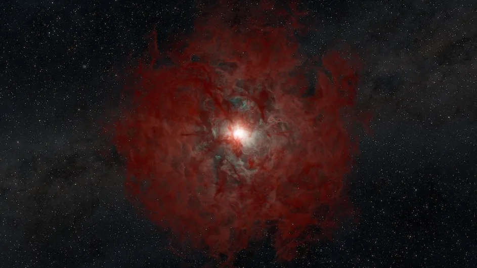 Photo of gas and dust