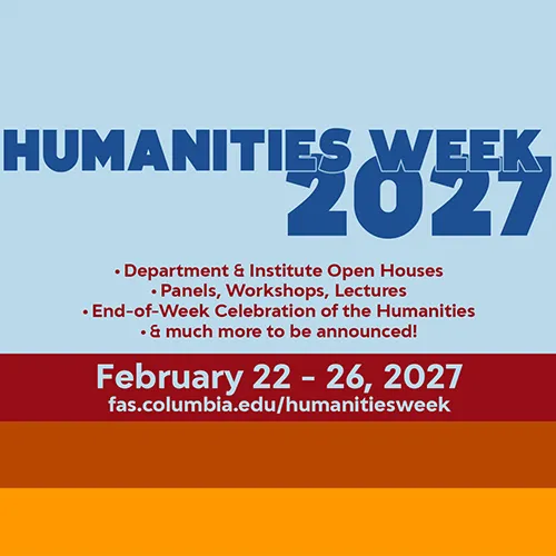 Humanities Week 2027